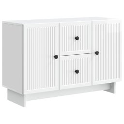Bufet Alb foarte lucios 89 x 34,5 x 60 cm Lemn prelucrat GartenMobel Dekor