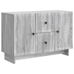 Bufet cu sertar Sonoma gri 89 x 34,5 x 60 cm Lemn prelucrat GartenMobel Dekor