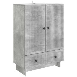 Bufet Gri Beton 66 x 34,5 x 95 cm Lemn prelucrat GartenMobel Dekor