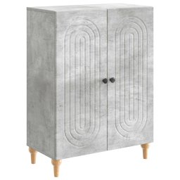 Bufet Gri Beton 66 x 34,5 x 90 cm Lemn prelucrat GartenMobel Dekor