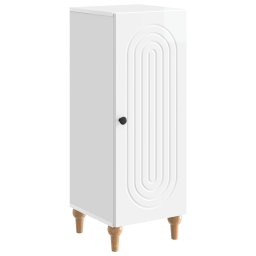 Bufet Alb foarte lucios 33 x 34,5 x 90 cm Lemn prelucrat GartenMobel Dekor