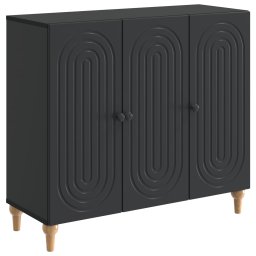 Bufet Negru 89 x 34,5 x 80 cm Lemn prelucrat GartenMobel Dekor
