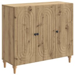 Bufet Stejar Artizanal 89 x 34,5 x 80 cm Lemn prelucrat GartenMobel Dekor