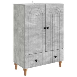 Bufet cu sertar Gri Beton 66 x 34,5 x 95 cm Lemn prelucrat GartenMobel Dekor
