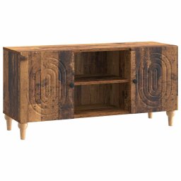 Cabinet TV Lemn vechi 102 x 34,5 x 50 cm Lemn prelucrat GartenMobel Dekor