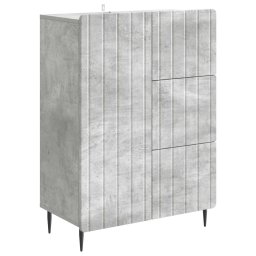Bufet cu sertar Gri Beton 66 x 34,5 x 91,5 cm Lemn prelucrat GartenMobel Dekor