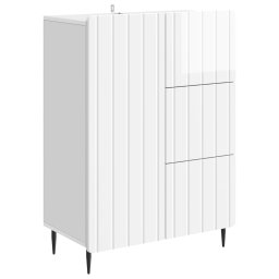 Bufet Alb foarte lucios 66 x 34,5 x 91,5 cm Lemn prelucrat GartenMobel Dekor
