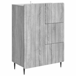 Bufet cu sertar Sonoma gri 66 x 34,5 x 91,5 cm Lemn prelucrat GartenMobel Dekor
