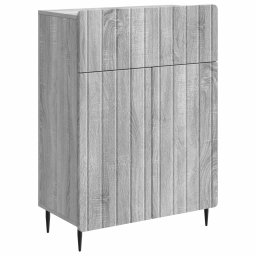 Bufet cu sertar Sonoma gri 66 x 34,5 x 92 cm Lemn prelucrat GartenMobel Dekor
