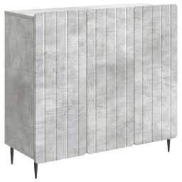 Bufet Gri Beton 89 x 34,5 x 82 cm Lemn prelucrat GartenMobel Dekor