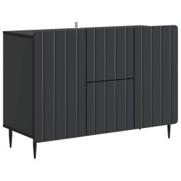 Bufet cu sertar Negru 89 x 34,5 x 62 cm Lemn prelucrat GartenMobel Dekor