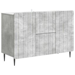 Bufet cu sertar Gri Beton 89 x 34,5 x 62 cm Lemn prelucrat GartenMobel Dekor