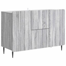 Bufet cu sertar Sonoma gri 89 x 34,5 x 62 cm Lemn prelucrat GartenMobel Dekor