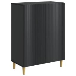 Bufet Negru 66 x 34,5 x 90 cm Lemn prelucrat GartenMobel Dekor