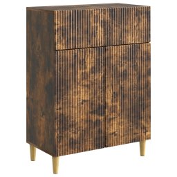 Bufet cu sertar Stejar fumuriu 66 x 34,5 x 90 cm Lemn prelucrat GartenMobel Dekor