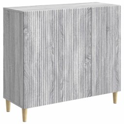 Bufet Sonoma gri 89 x 34,5 x 80 cm Lemn prelucrat GartenMobel Dekor