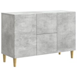Bufet cu sertar Gri Beton 89 x 34,5 x 60 cm Lemn prelucrat GartenMobel Dekor
