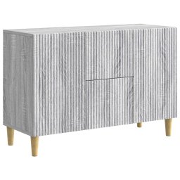 Bufet cu sertar Sonoma gri 89 x 34,5 x 60 cm Lemn prelucrat GartenMobel Dekor