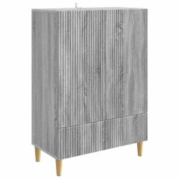 Bufet cu sertar Sonoma gri 66 x 34,5 x 95 cm Lemn prelucrat GartenMobel Dekor