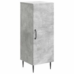 Bufet Gri Beton 33 x 34,5 x 89,5 cm Lemn prelucrat GartenMobel Dekor