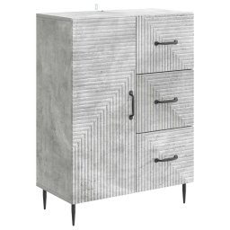 Bufet cu sertar Gri Beton 66 x 34,5 x 89,5 cm Lemn prelucrat GartenMobel Dekor