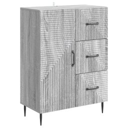 Bufet cu sertar Sonoma gri 66 x 34,5 x 89,5 cm Lemn prelucrat GartenMobel Dekor