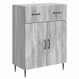 Bufet cu sertar Sonoma gri 66 x 34,5 x 89,5 cm Lemn prelucrat GartenMobel Dekor