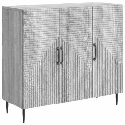 Bufet Sonoma gri 89 x 34,5 x 80 cm Lemn prelucrat GartenMobel Dekor