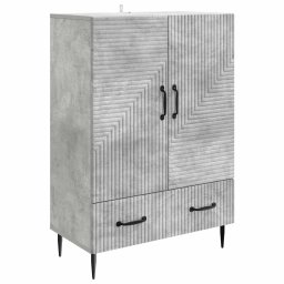 Bufet cu sertar Gri Beton 66 x 34,5 x 95 cm Lemn prelucrat GartenMobel Dekor