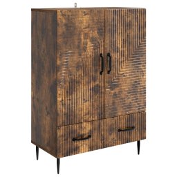 Bufet cu sertar Stejar fumuriu 66 x 34,5 x 95 cm Lemn prelucrat GartenMobel Dekor