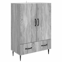 Bufet cu sertar Sonoma gri 66 x 34,5 x 95 cm Lemn prelucrat GartenMobel Dekor