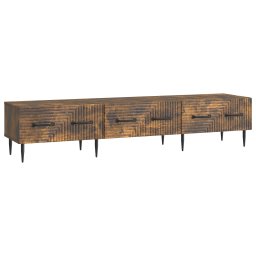 Cabinet TV Stejar fumuriu 147 x 34,5 x 30 cm Lemn prelucrat GartenMobel Dekor
