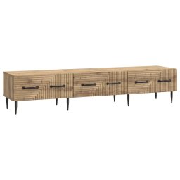 Cabinet TV Stejar Artizanal 147 x 34,5 x 30 cm Lemn prelucrat GartenMobel Dekor