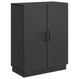 Bufet Negru 66 x 34,5 x 87 cm Lemn prelucrat GartenMobel Dekor