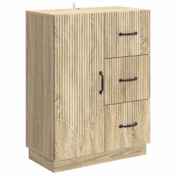 Bufet cu sertar Stejar Sonoma 66 x 34,5 x 87 cm Lemn prelucrat GartenMobel Dekor