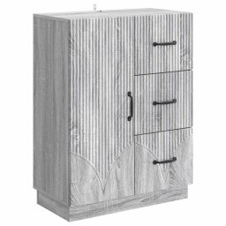 Bufet cu sertar Sonoma gri 66 x 34,5 x 87 cm Lemn prelucrat GartenMobel Dekor