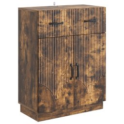 Bufet cu sertar Stejar fumuriu 66 x 34,5 x 87 cm Lemn prelucrat GartenMobel Dekor