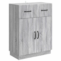 Bufet cu sertar Sonoma gri 66 x 34,5 x 87 cm Lemn prelucrat GartenMobel Dekor