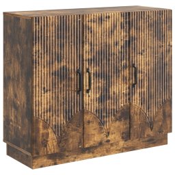 Bufet Stejar fumuriu 89 x 34,5 x 77 cm Lemn prelucrat GartenMobel Dekor