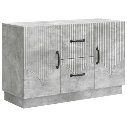 Bufet cu sertar Gri Beton 89 x 34,5 x 57 cm Lemn prelucrat GartenMobel Dekor
