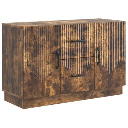 Bufet cu sertar Stejar fumuriu 89 x 34,5 x 57 cm Lemn prelucrat GartenMobel Dekor