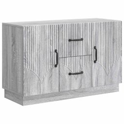 Bufet cu sertar Sonoma gri 89 x 34,5 x 57 cm Lemn prelucrat GartenMobel Dekor