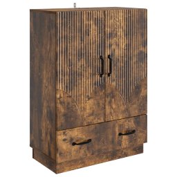 Bufet cu sertar Stejar fumuriu 66 x 34,5 x 92 cm Lemn prelucrat GartenMobel Dekor