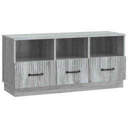 Cabinet TV Sonoma gri 102 x 34,5 x 47 cm Lemn prelucrat GartenMobel Dekor