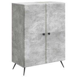 Bufet Gri Beton 66 x 34,5 x 90 cm Lemn prelucrat GartenMobel Dekor