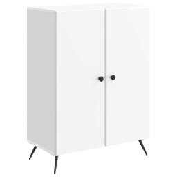 Bufet Alb foarte lucios 66 x 34,5 x 90 cm Lemn prelucrat GartenMobel Dekor