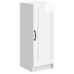 Bufet Alb foarte lucios 33 x 34,5 x 87 cm Lemn prelucrat GartenMobel Dekor