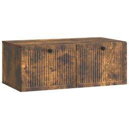 Dulap TV suspendat de perete, stejar fumuriu, 78,5 x 41 x 30 cm
