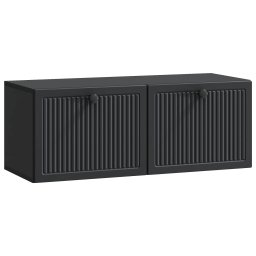 Dulap TV suspendat negru cu 2 usi, 78,5 x 31 x 30 cm, vidaXL