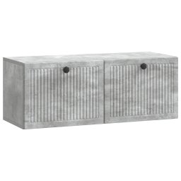 Dulap TV suspendat gri beton, 78,5 x 31 x 30 cm, 2 usi, vidaXL